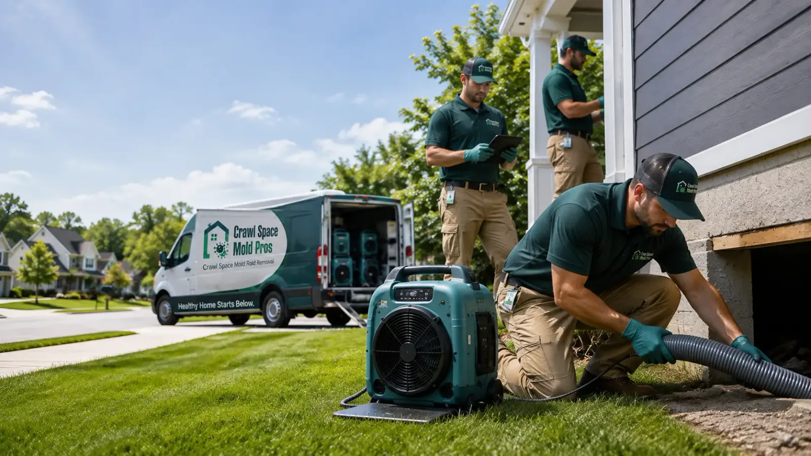Crawl Space Mold Removal in Hines, OR